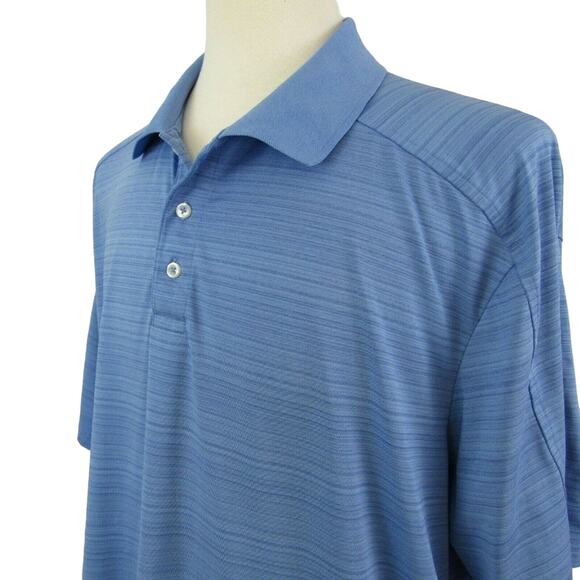 Lands’ End Polo Golf Shirt Men’s Size 2XL Short Sleeves Blue - Picture 5 of 11